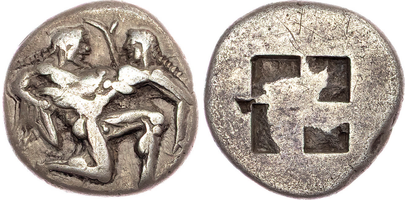 Thrace, Thasos (500-480 BC) AR Stater, 8.62g.