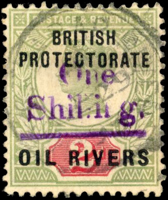 Niger Coast SG 37 used