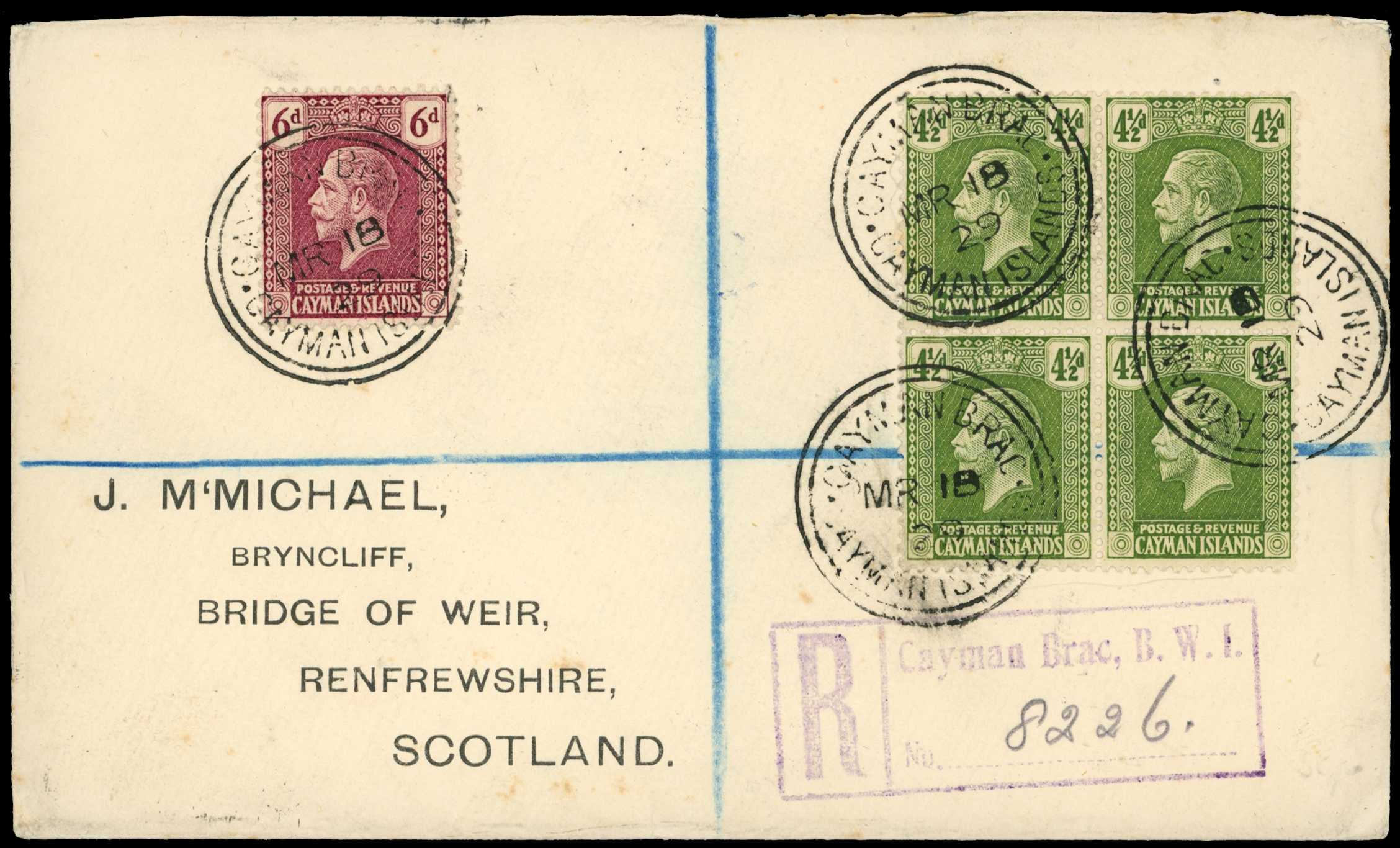 1921-34 Selection of covers mostly with...