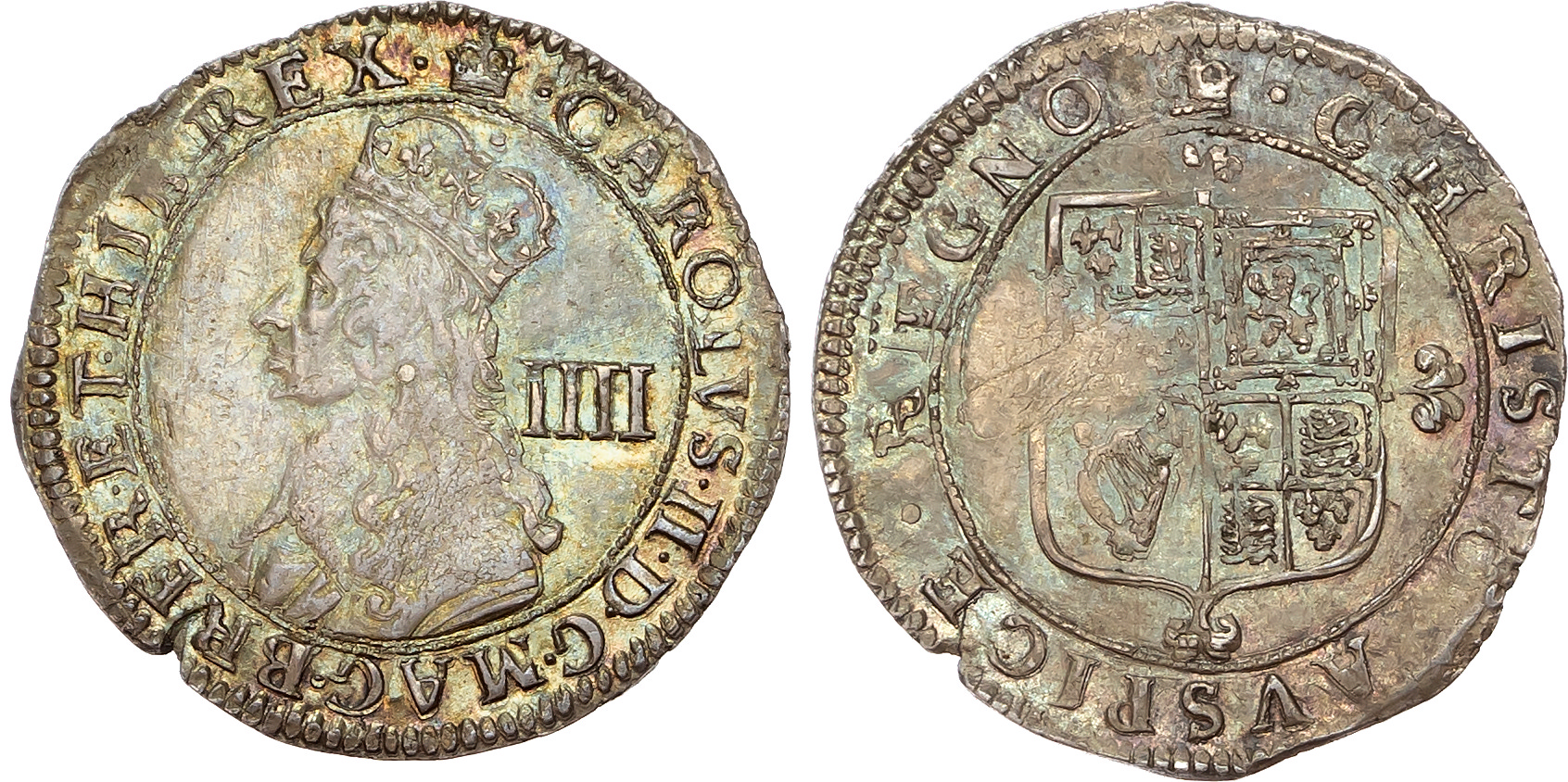 Charles II (1660-1685), AR groat, Third Hammered Issue.
