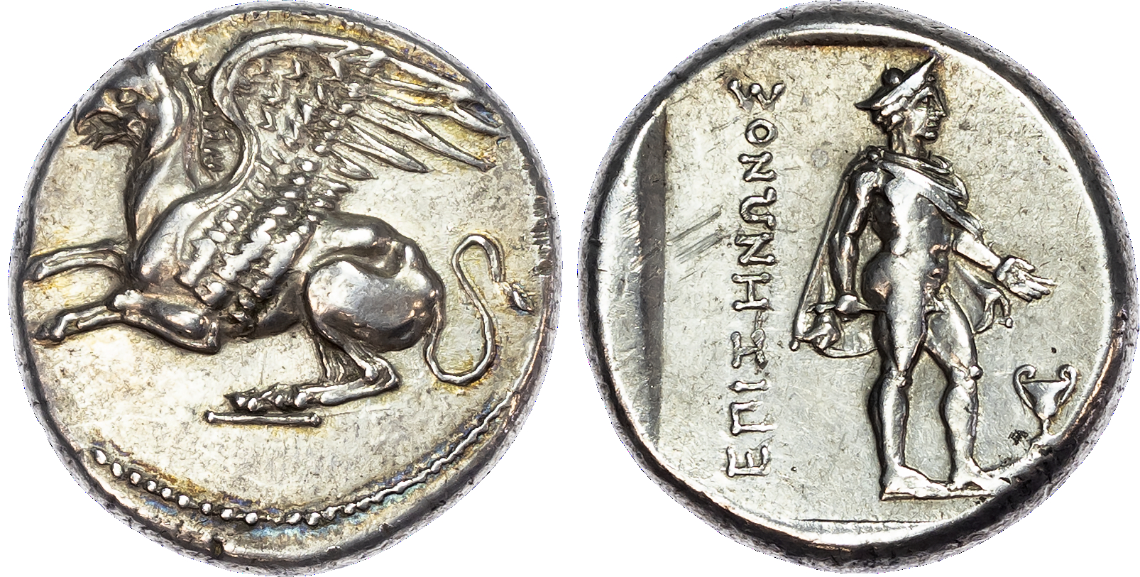 Thrace, Abdera (c. 360-350 BC) AR Tetradrachm, Egisinonos, magistrate, c. 355 BC, 11.35g.