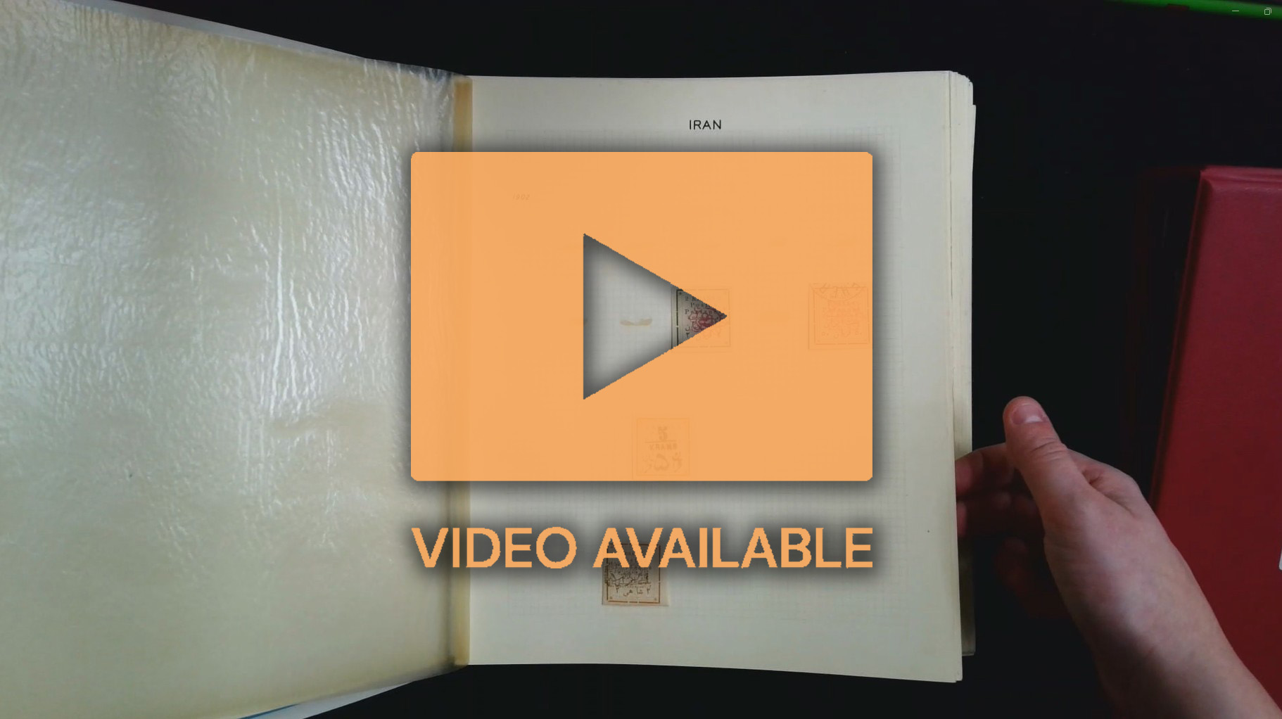 Iran early to 1970s collection in carton