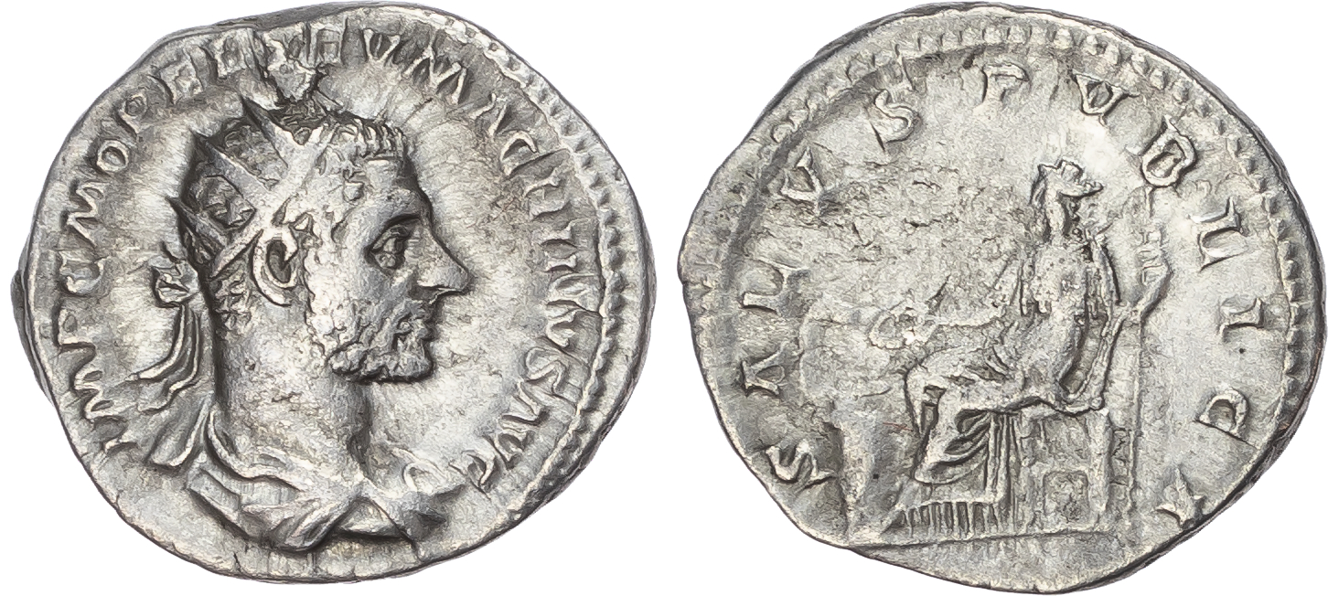 Macrinus (AD 217-218) AR Antoninianus, Rome, 4.27g.