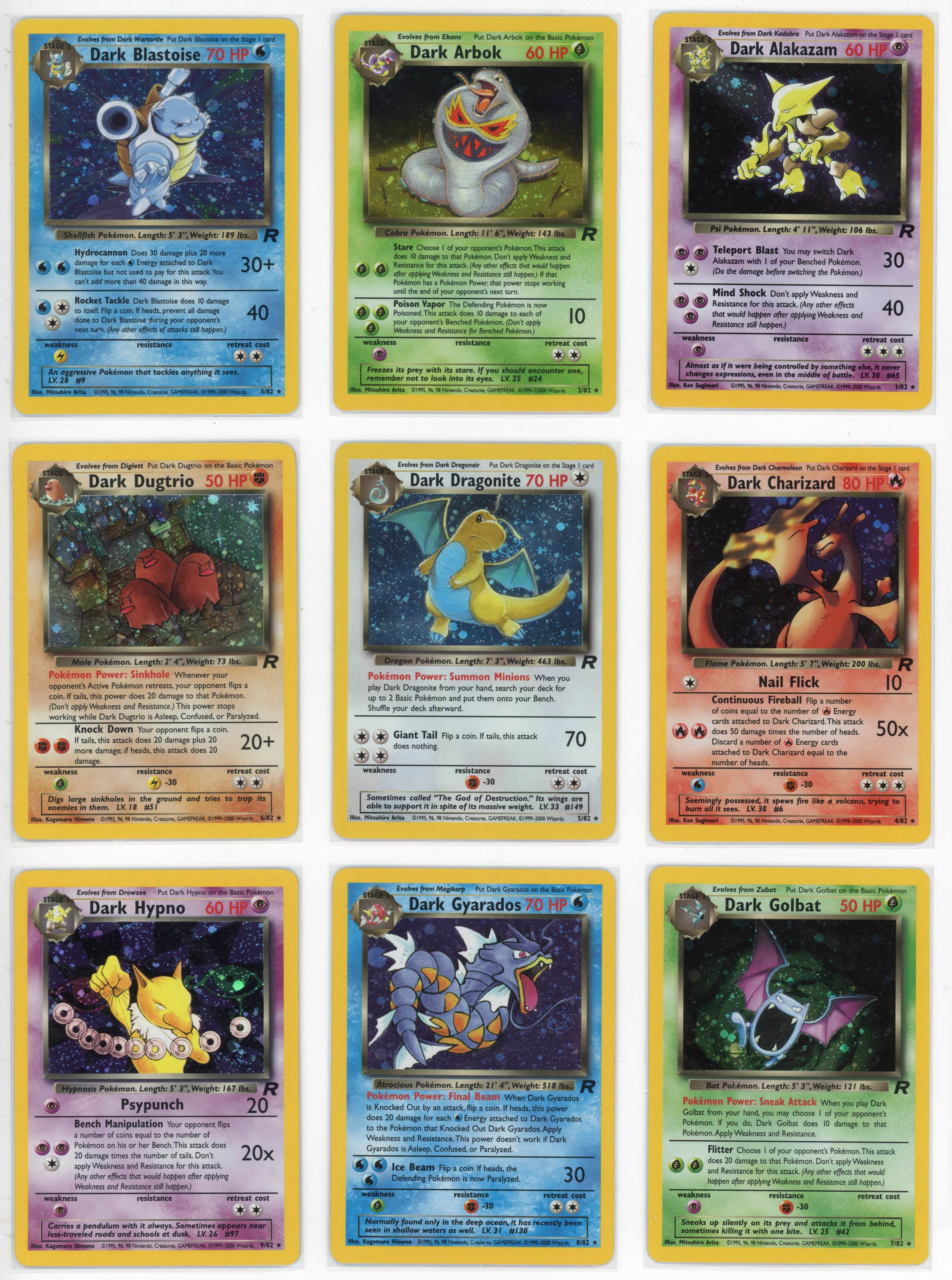 Complete Team Rocket Set (2000) 83/82