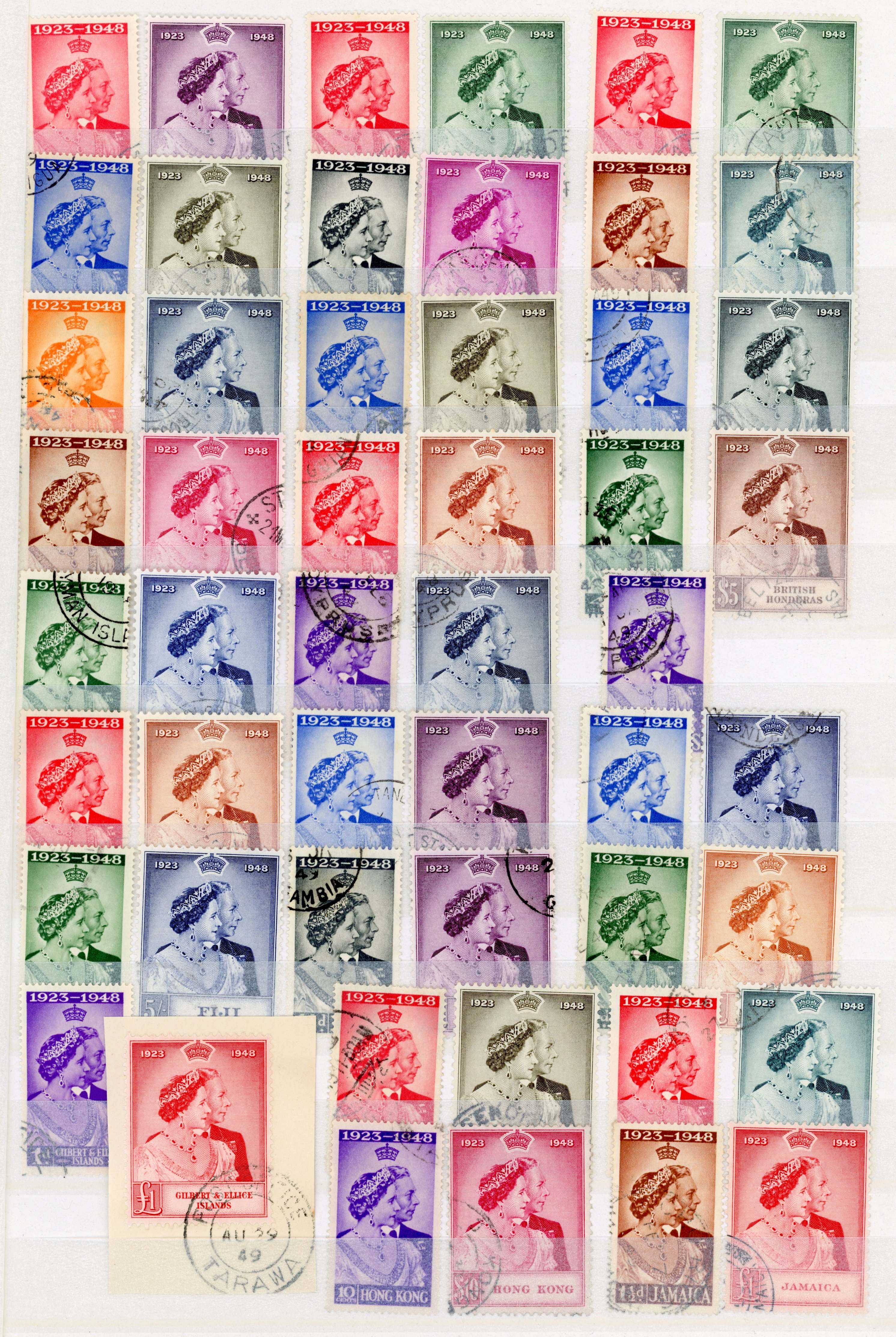 British Commonwealth Omnibus; 1948 Silver Wedding used