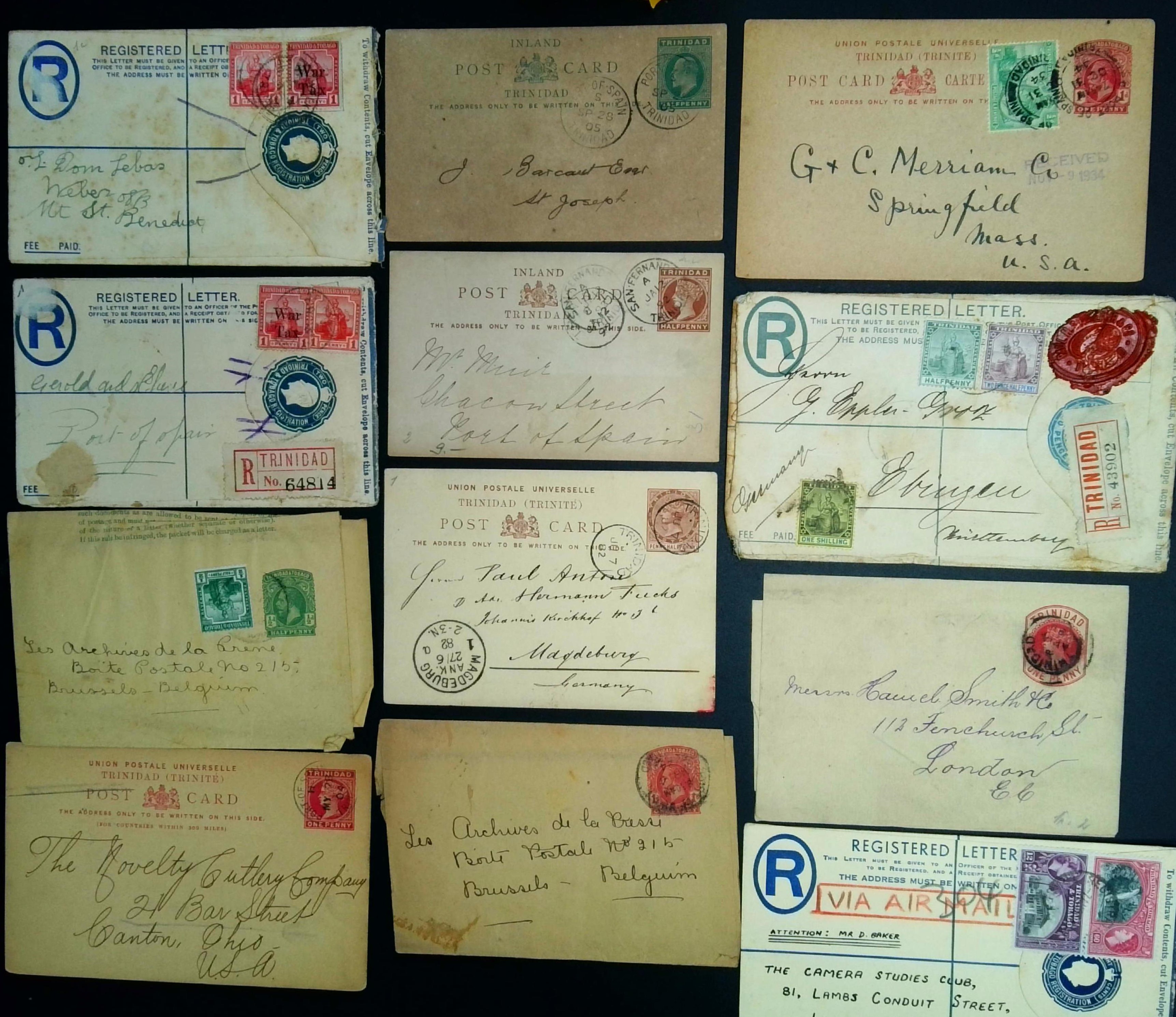 POSTAL HISTORY: selection of mint and used...