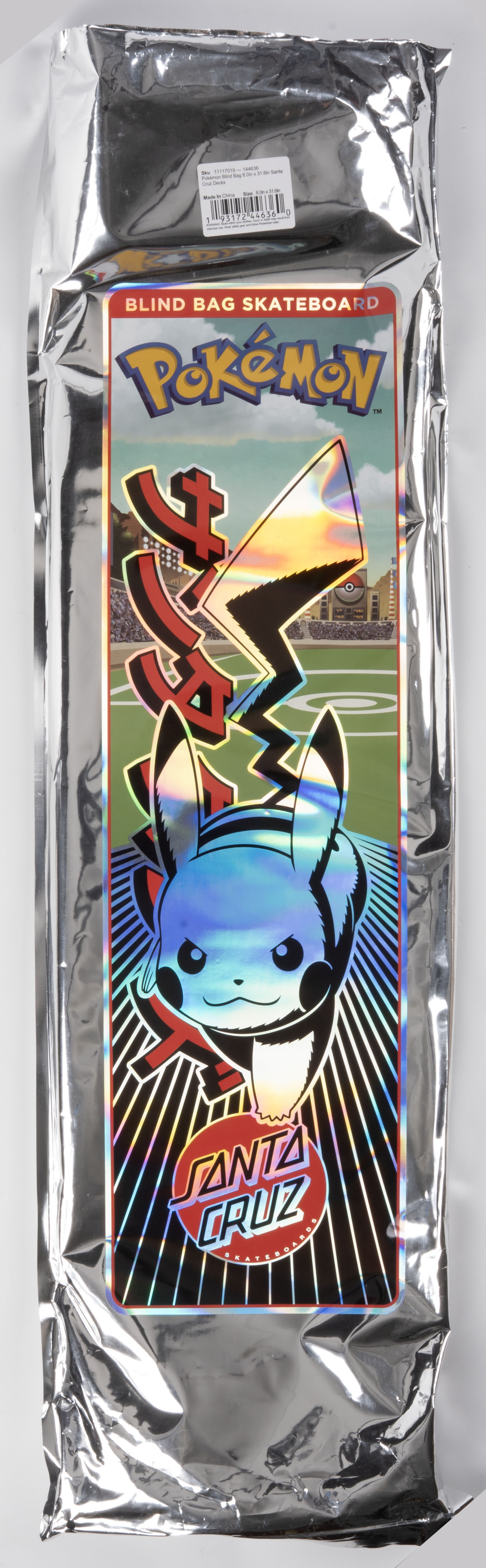 Santa Cruz x Pokémon 8" Skateboard Deck - Mewtwo