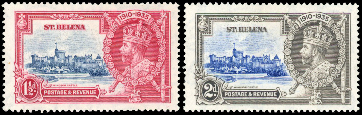 St Helena SG 124-5f mint