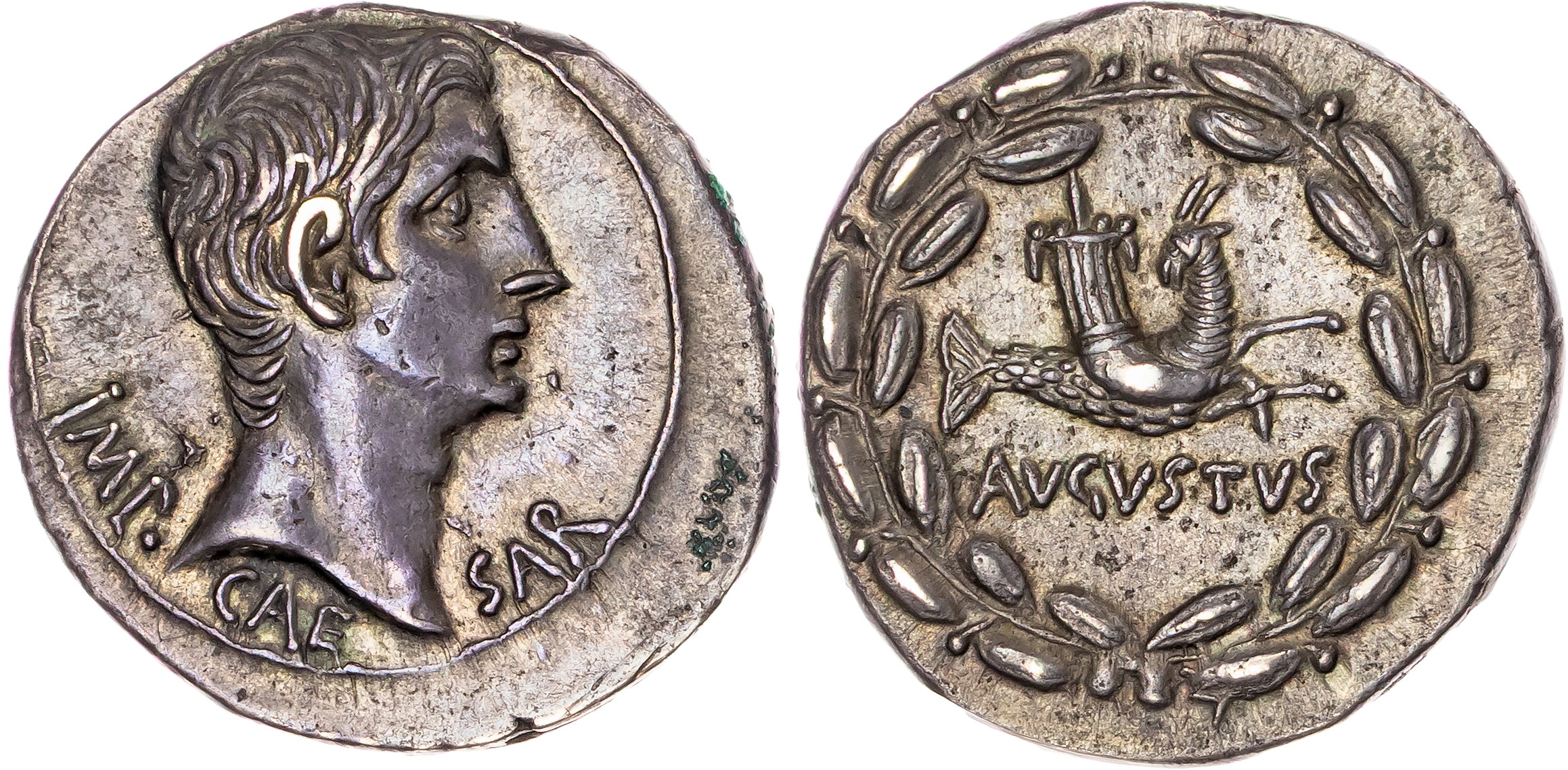 Augustus (27 BC–AD 14) AR Cistophorus, Ephesus, c. 25 BC, 11.95g.