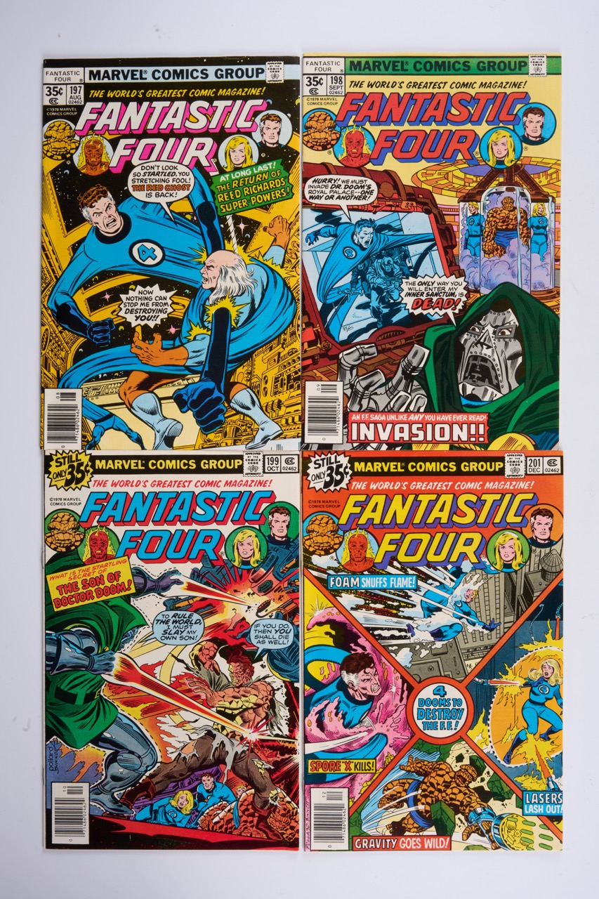 Fantastic Four Volume 1 Near Complete #197-#225 (Marvel Comics, 1978-80) Bundle of 28