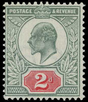 1903 2d pale greyish green and...