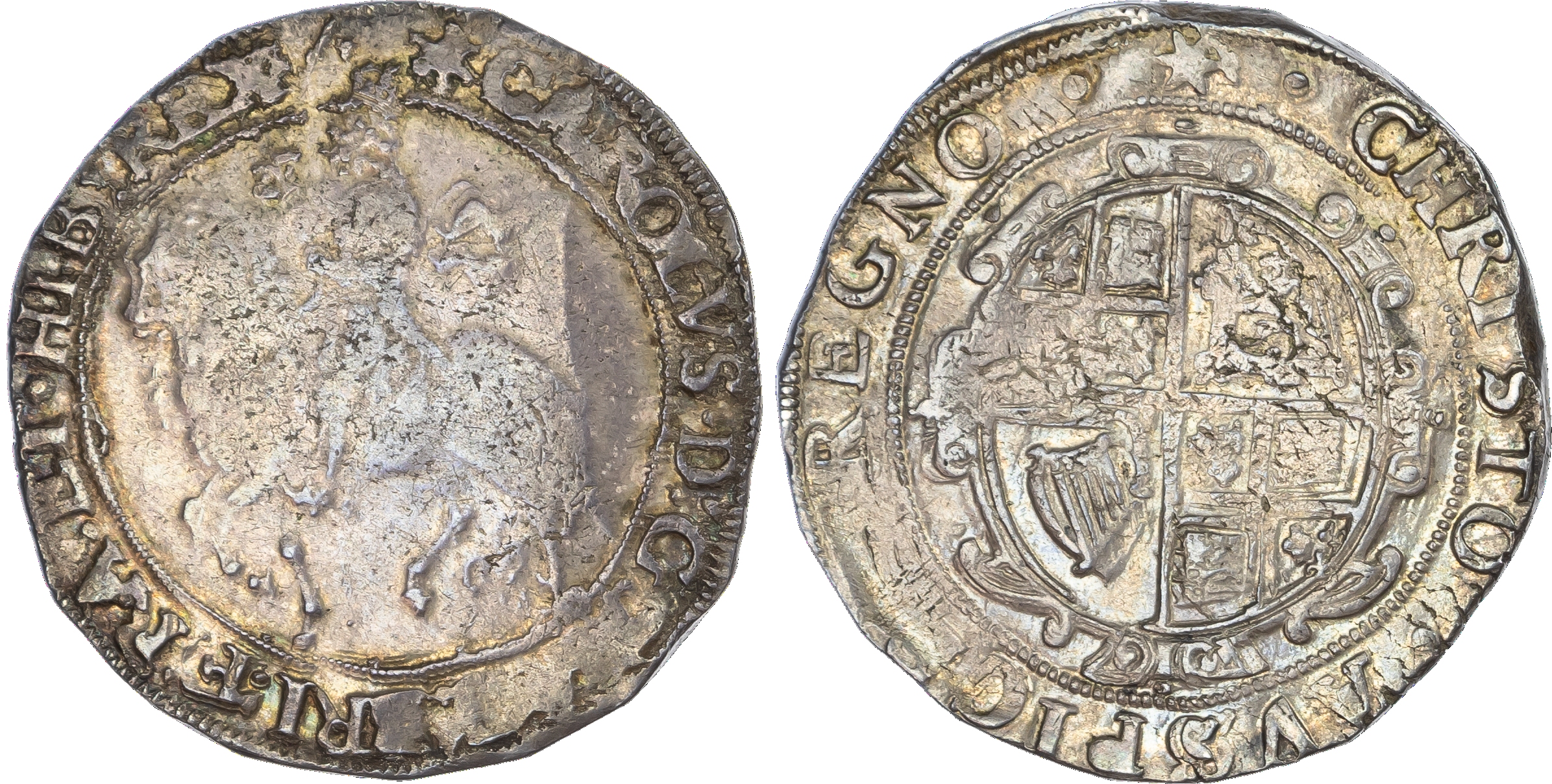Charles I (1625 ‑1649), AR Halfcrown, 14.87gm., Tower Mint