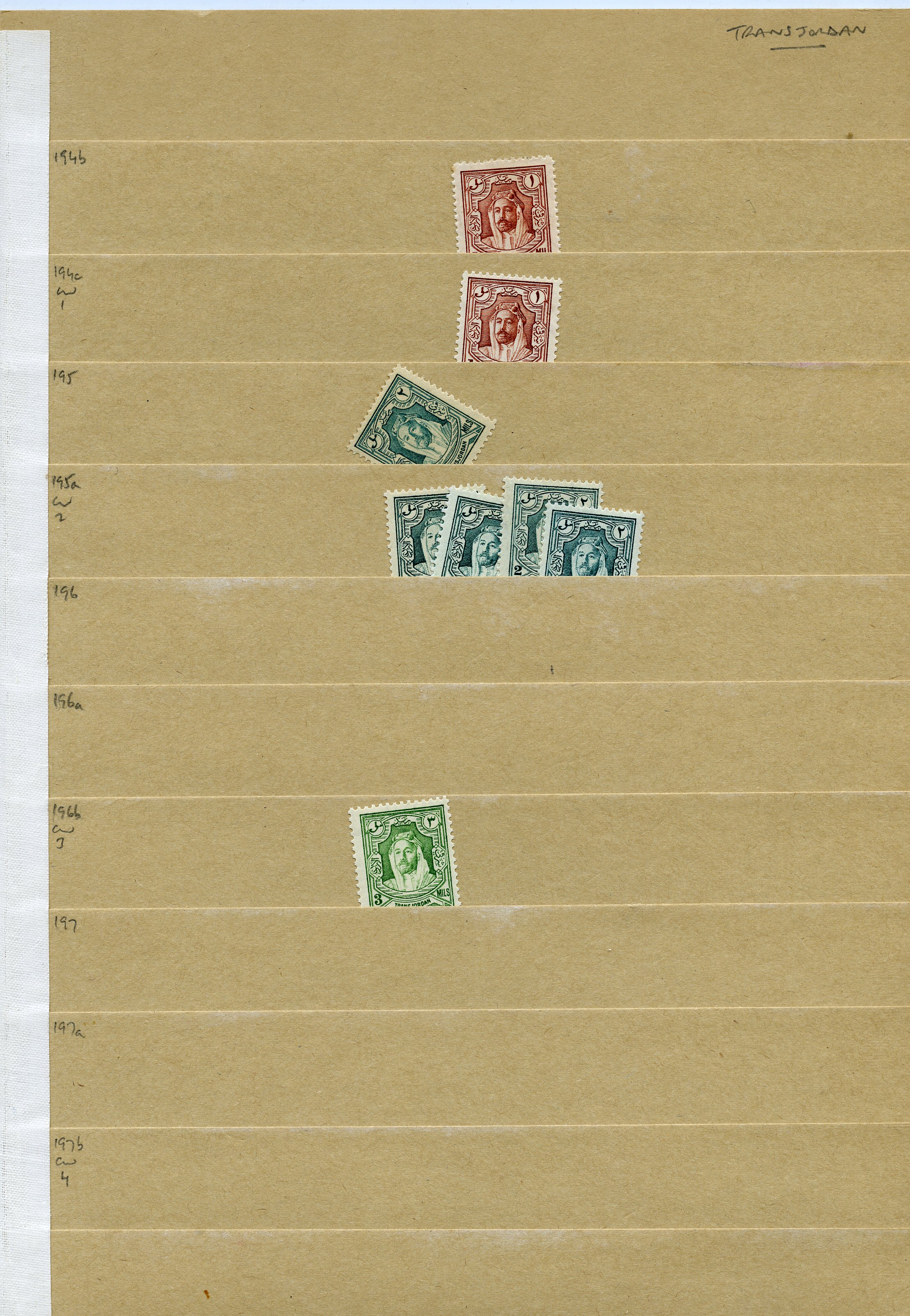 1936-52 KG VI stock on manila stocksheets,...