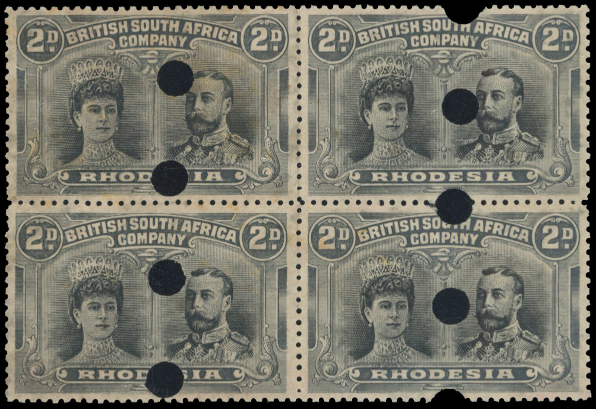 † 2d punched holes block