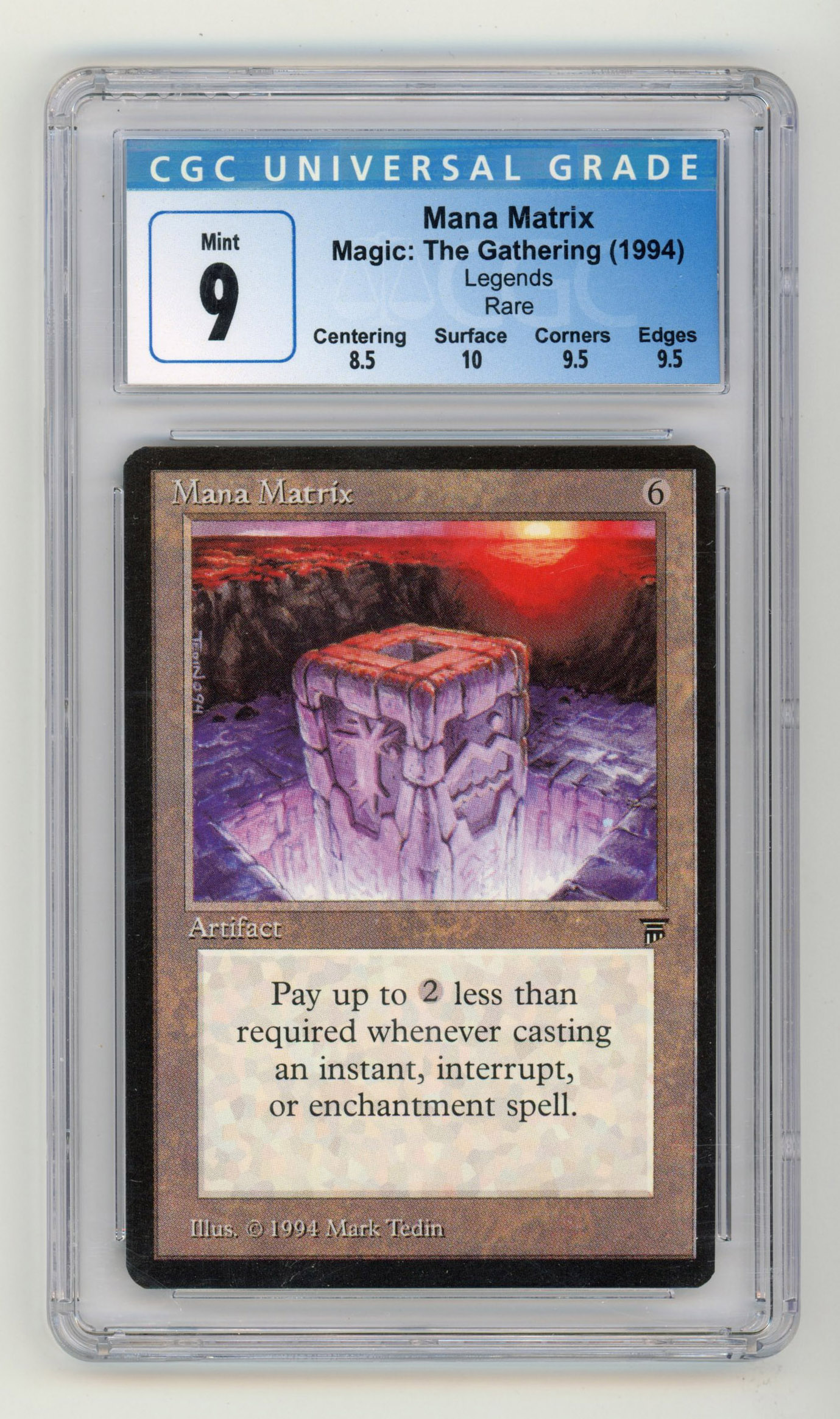 CGC 9 Mana Matrix (Legends)