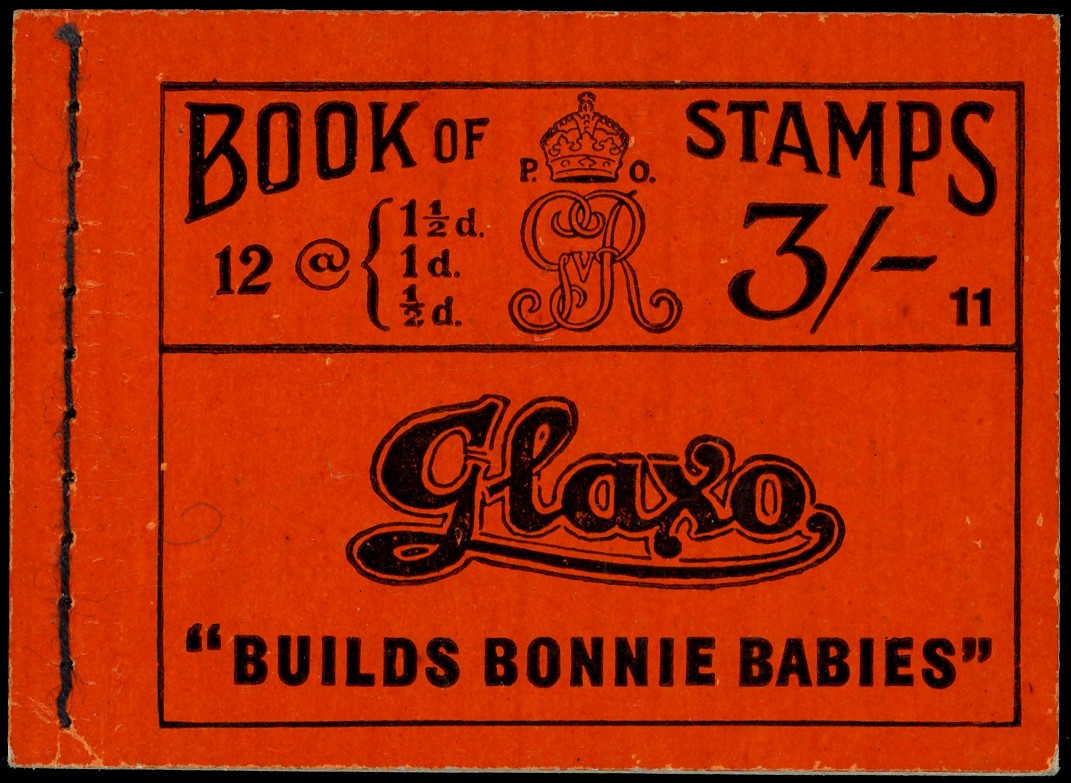 1918 (Oct) 3s. (Edition 11), orange cover booklet