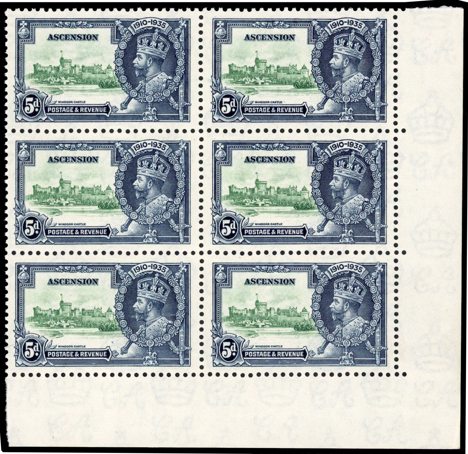 Ascension SG 33l block mint