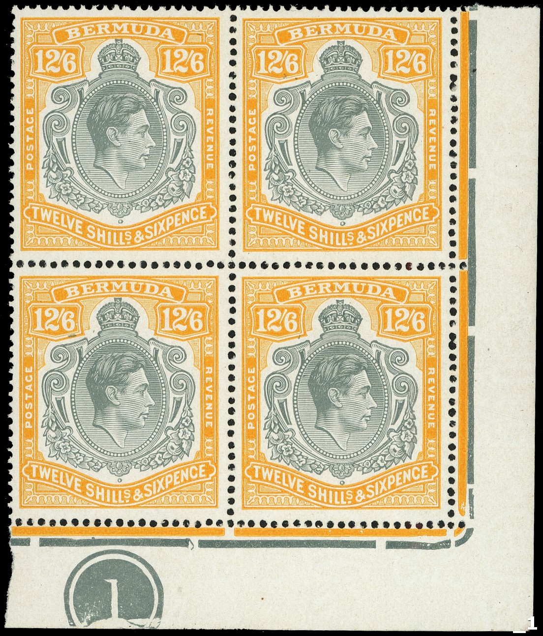 Bermuda SG 120d Plate block...