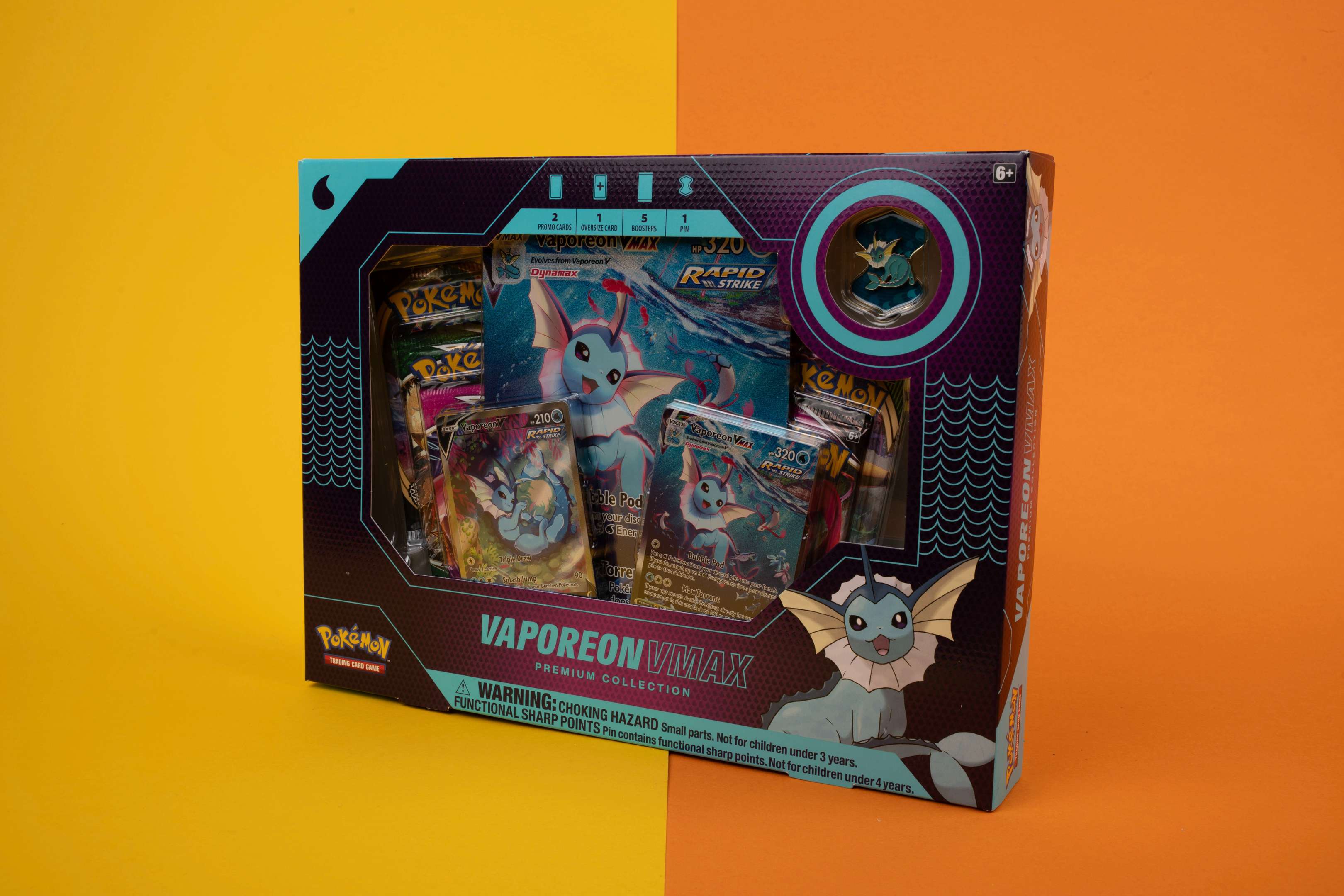 Upcoming auction: SEALED - Vaporeon VMAX Premium Collection | 25