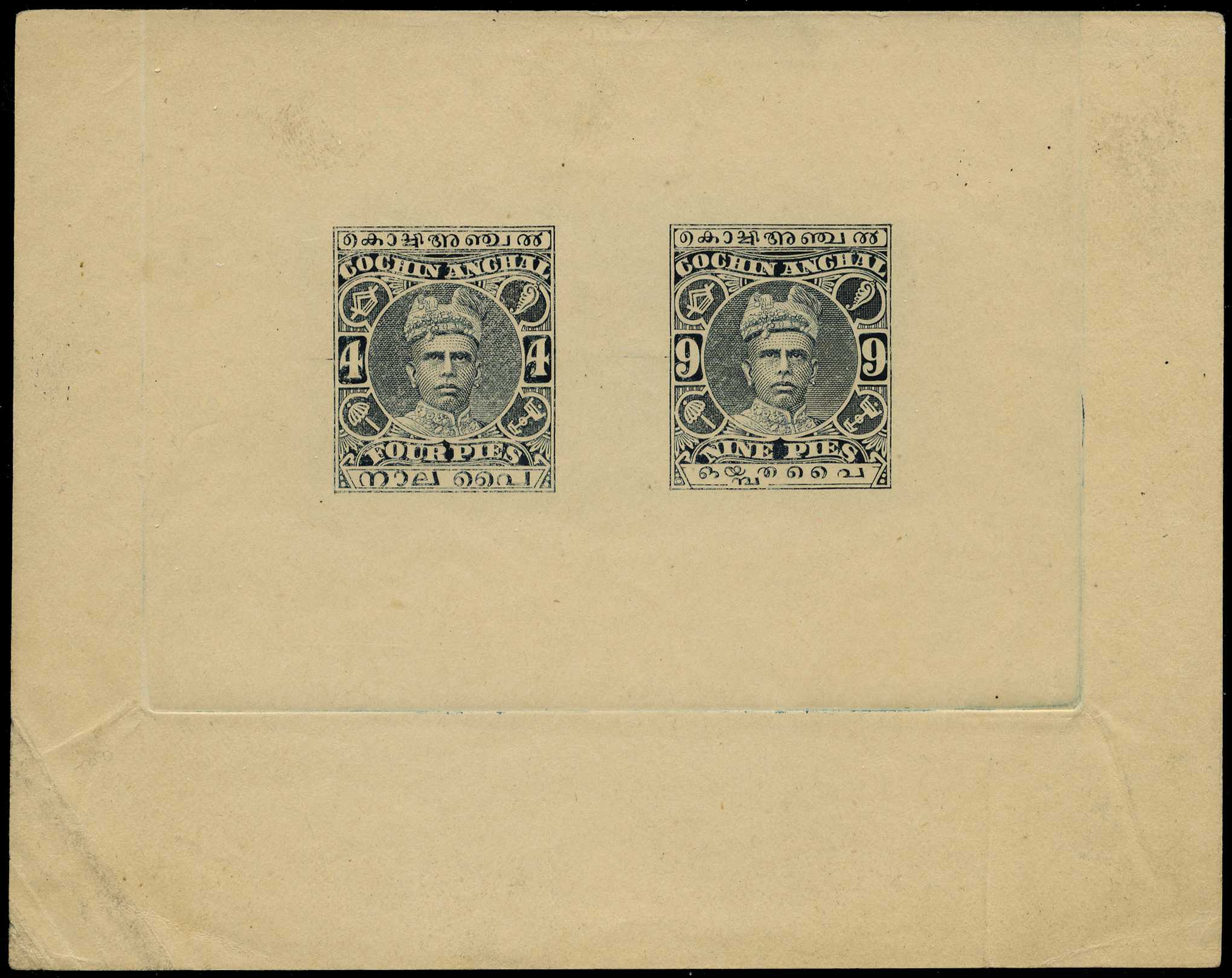 1911 composite Die Proof of the 4p and...