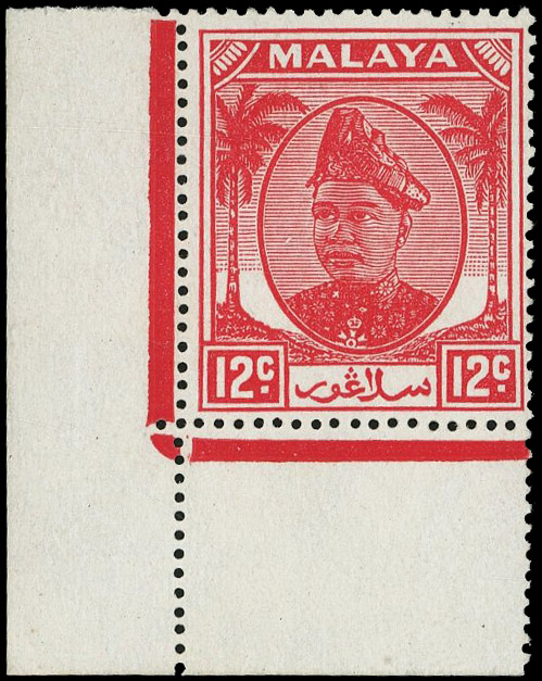 Malaya Selangor SG 99w mint