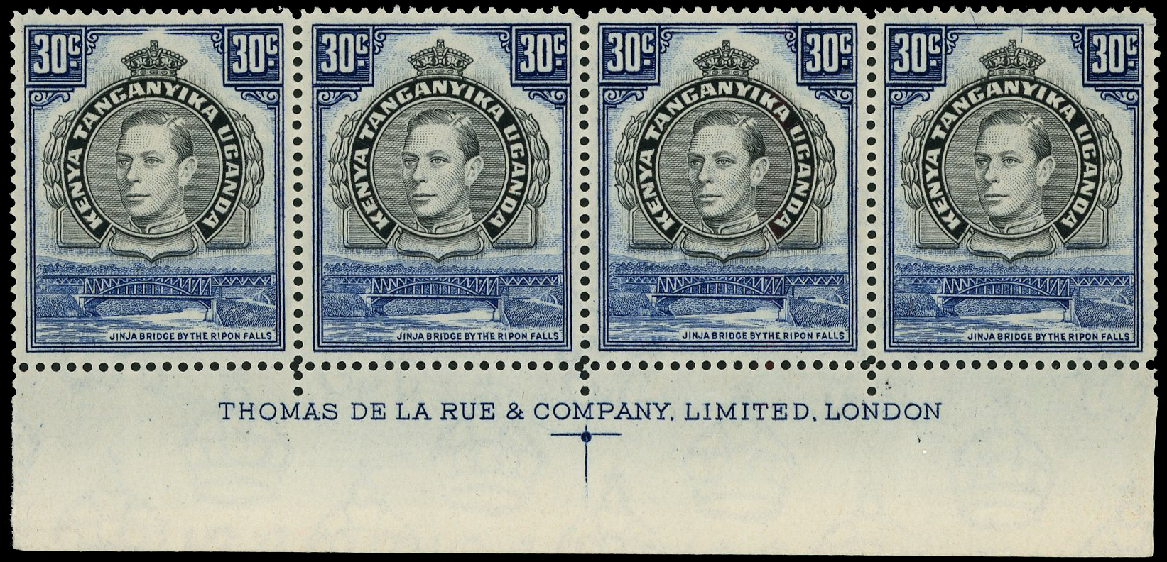 KUT SG 141a imprint strip mint