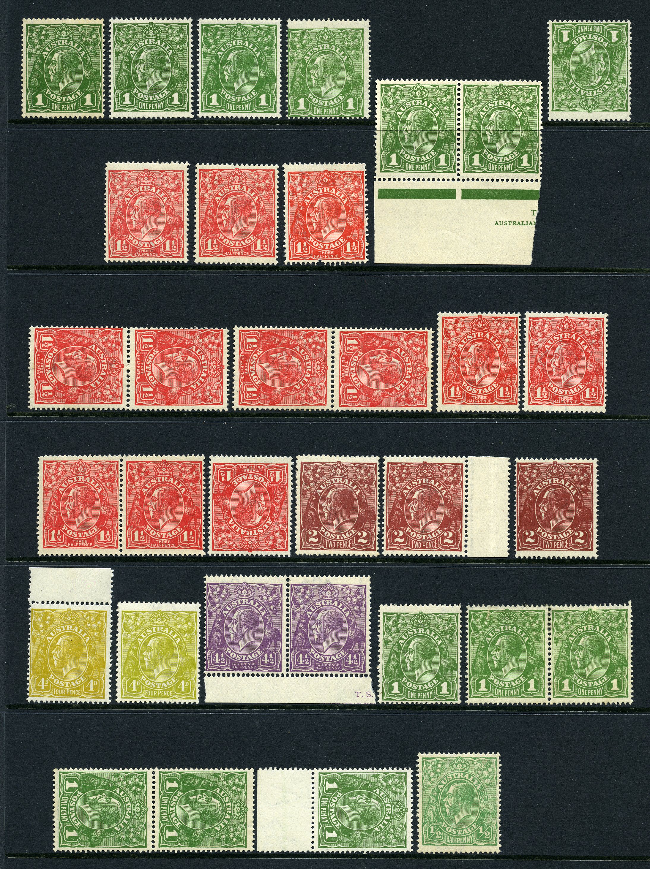 Single, Multi and No Watermark: 1924-25...