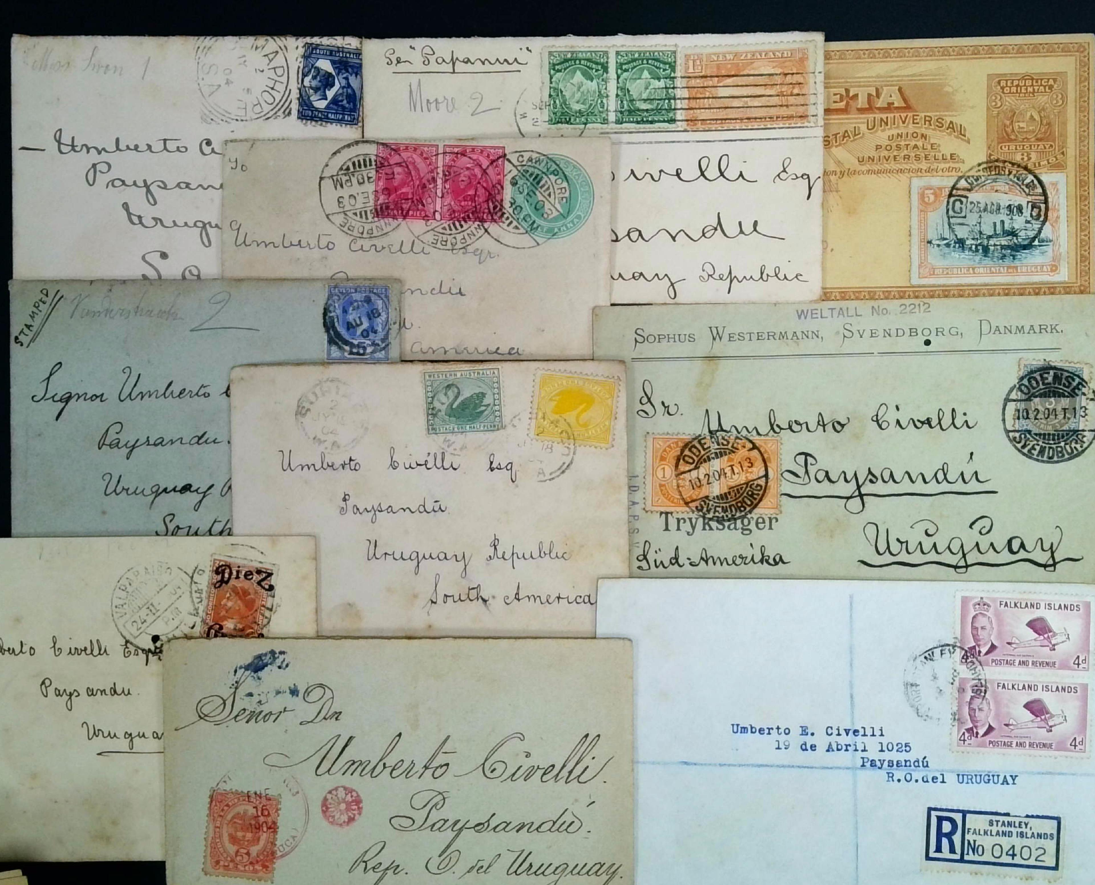 1880-1960 circa, accumulation of covers...