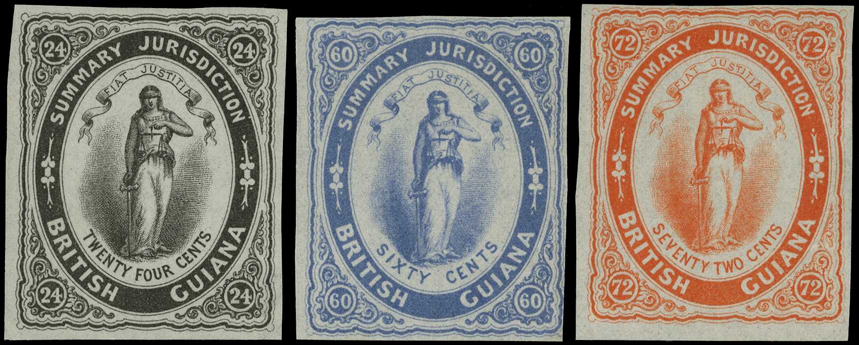 Summary Jurisdiction: 1866 24c black, 60c...