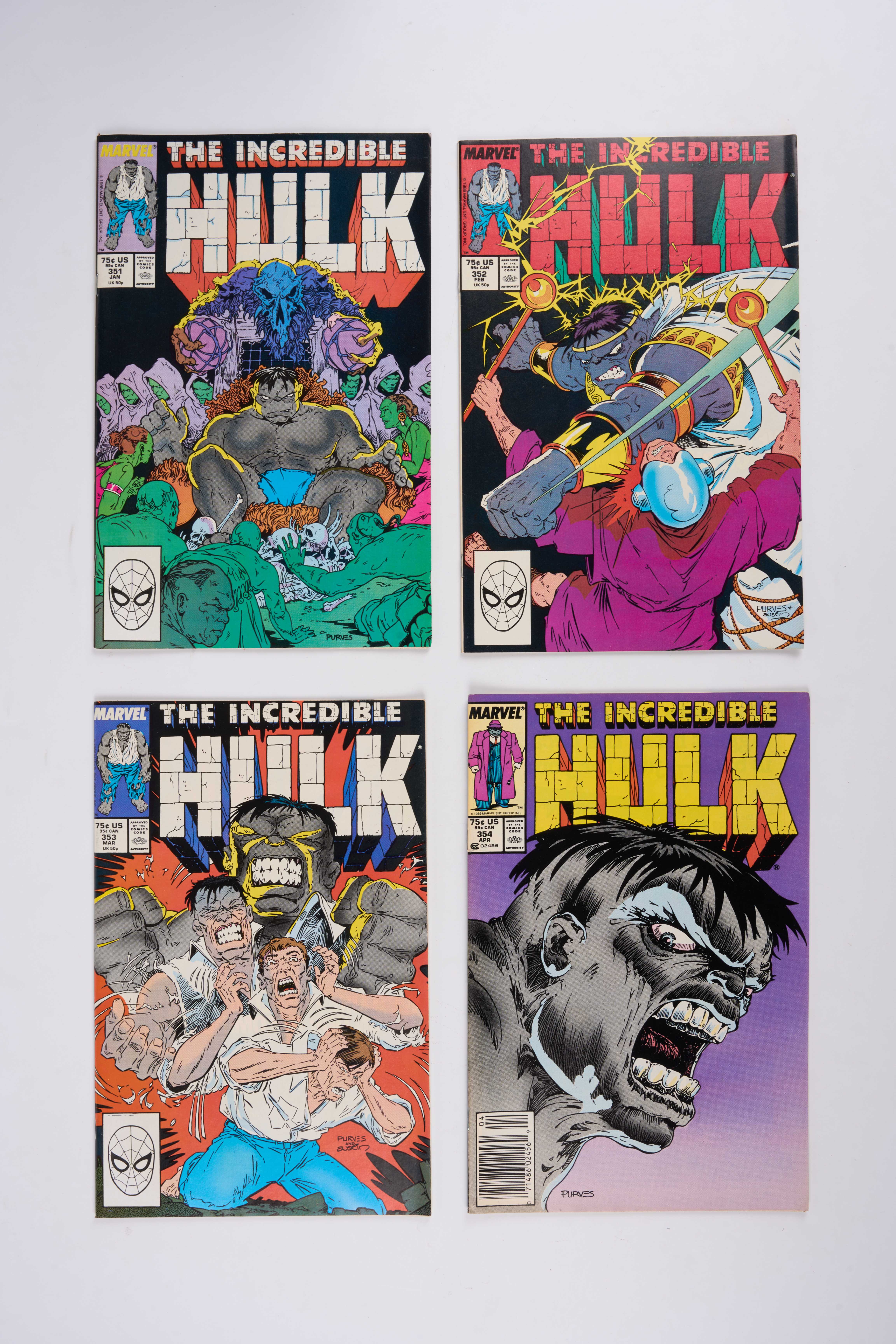 Incredible Hulk Vol. 1 Bundle (Marvel Comics, 1988-91) Bundle of 22