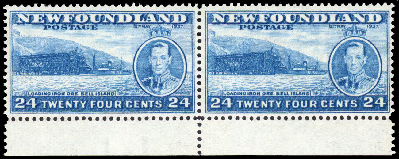 Newfoundland SG 265ca pair mint