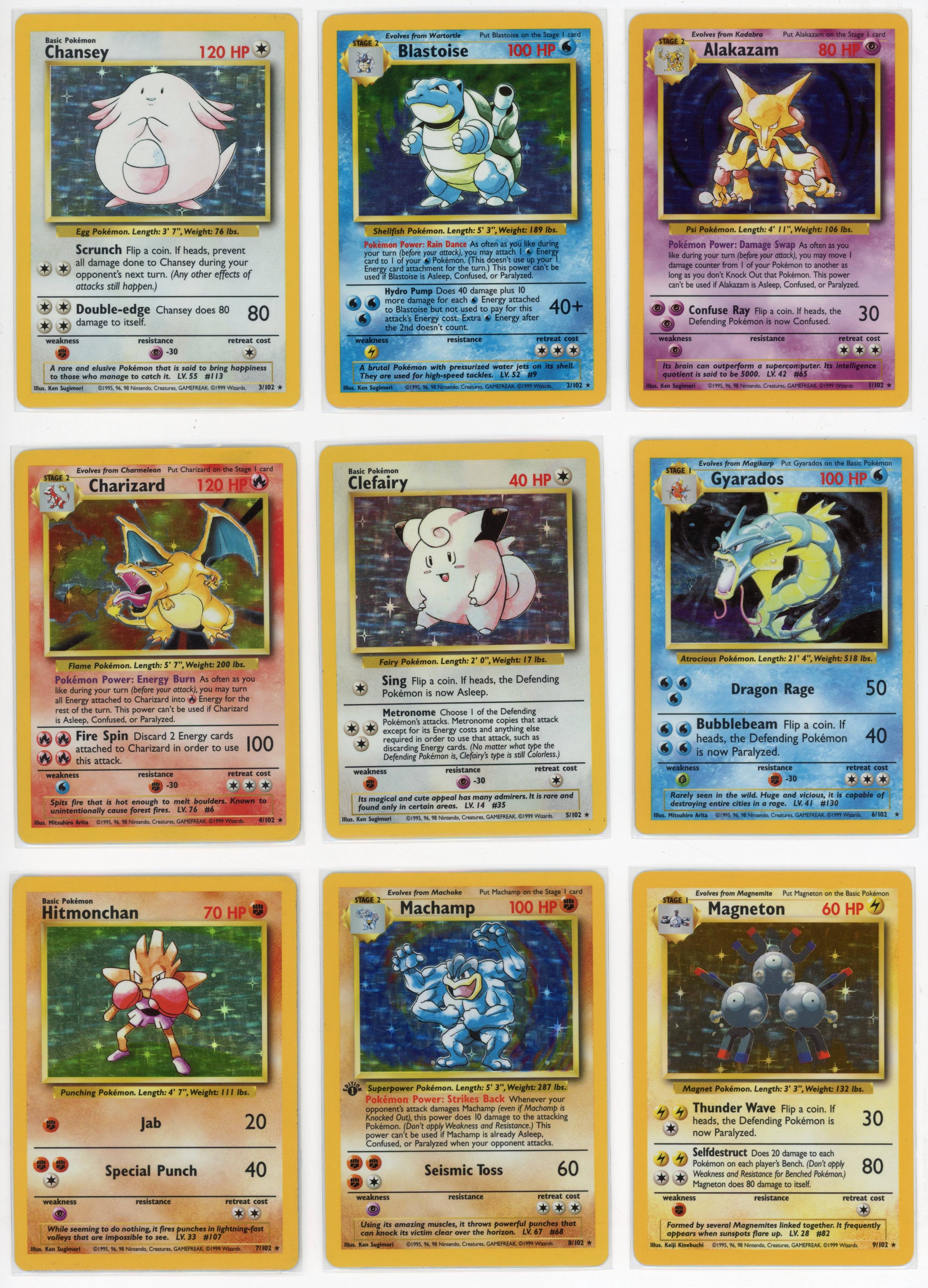 Complete Base Set (1999) 102/102