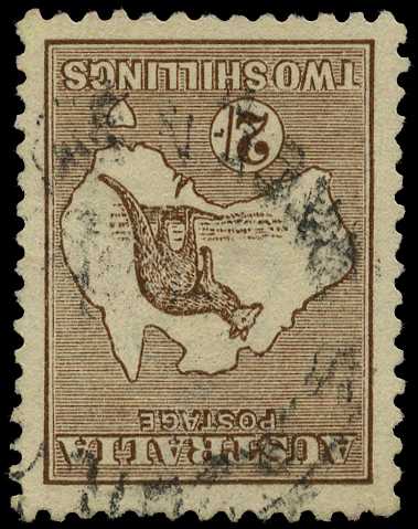 Third Watermark: 1915-27 2/- brown Die...