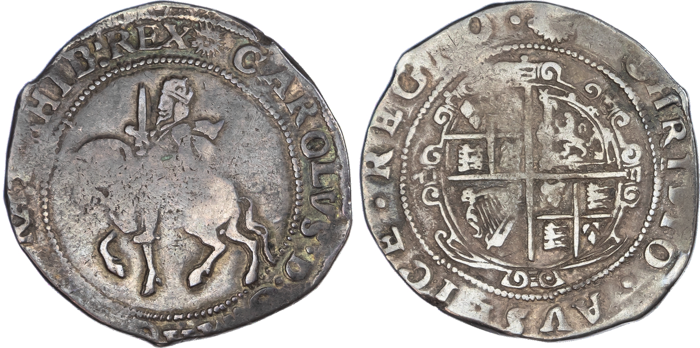 Charles I (1625 ‑1649), AR Halfcrown, 14.59gm., Tower Mint under Parliament