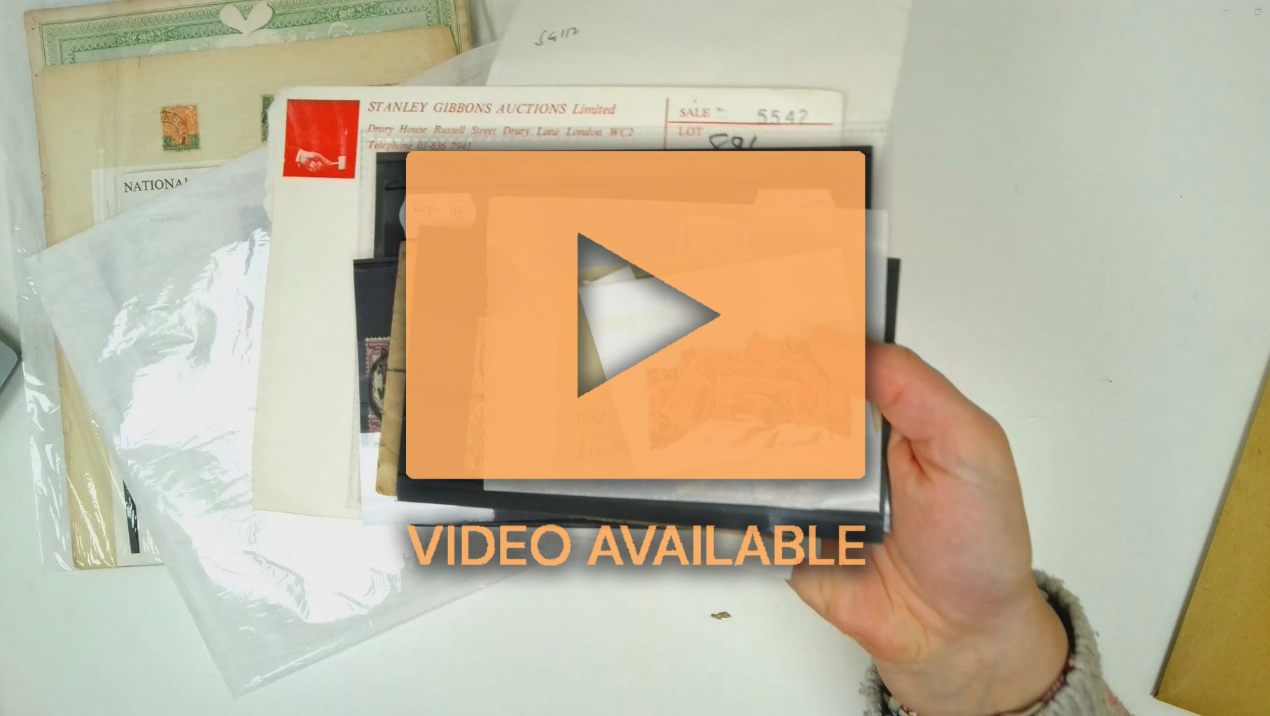 GB QV to KGV balance arranged on stockcards, etc 