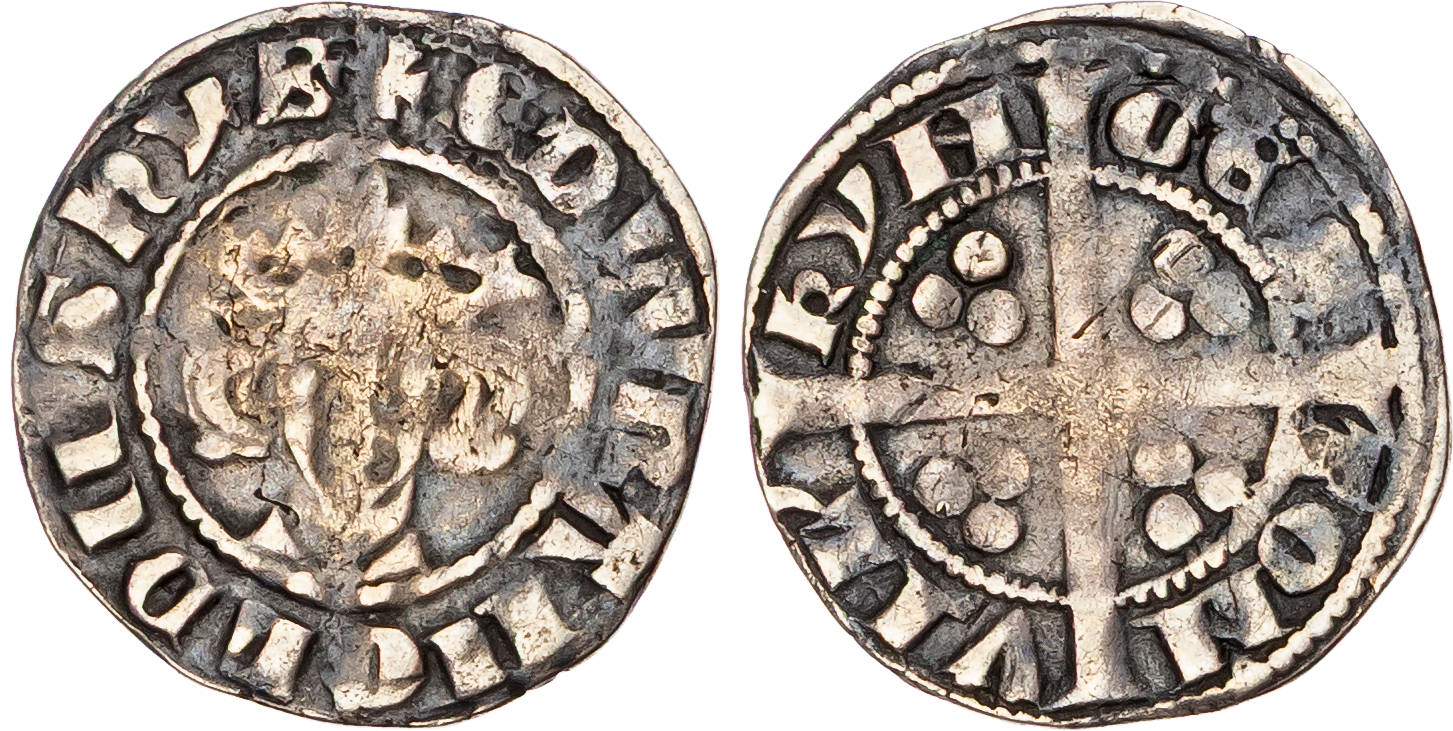 Edward I (1272-1307), AR Penny, Kingston-upon-Hull mint, Class 9b.