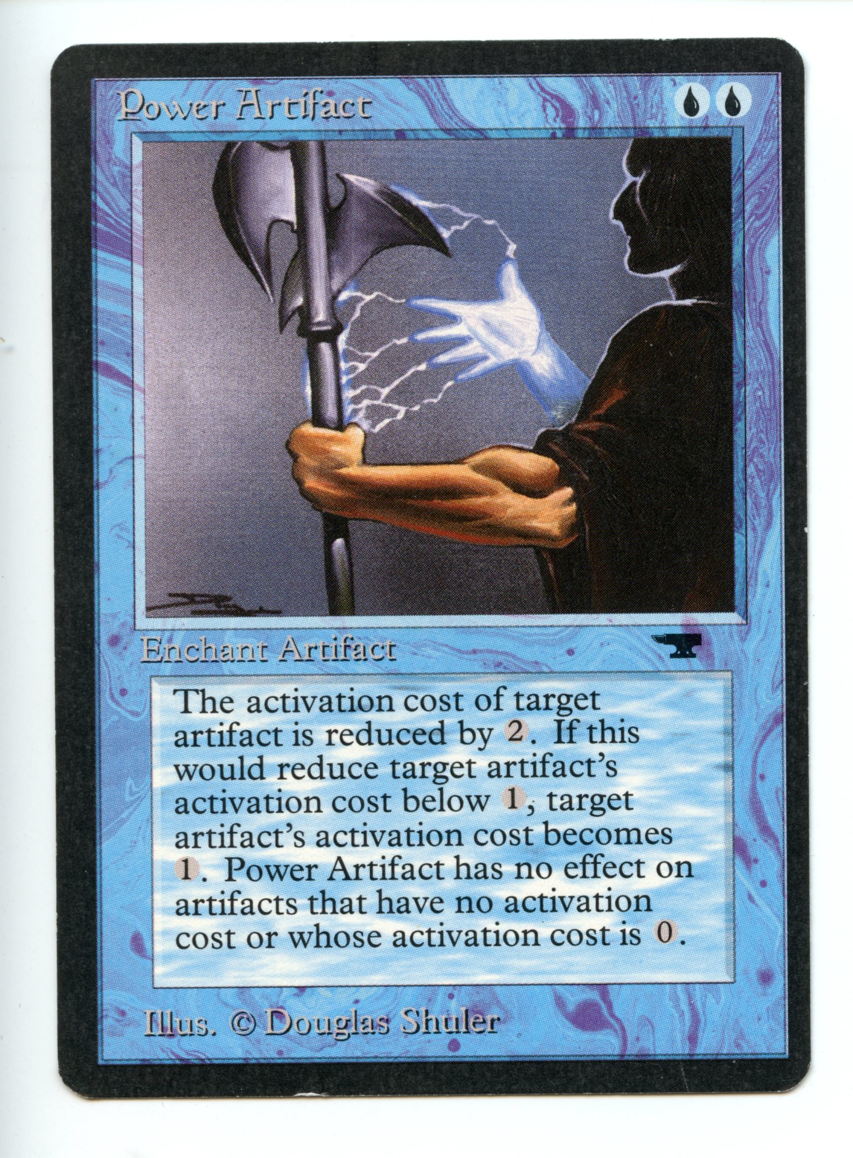 Magic The Gathering - Power Artifact - Antiquities - Lightly Played Condition