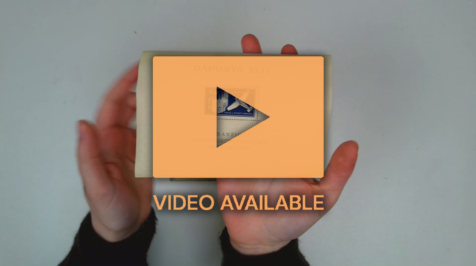 Danzig 1927 Daposta and 1937 Producivity Show miniature sheets full o.g.