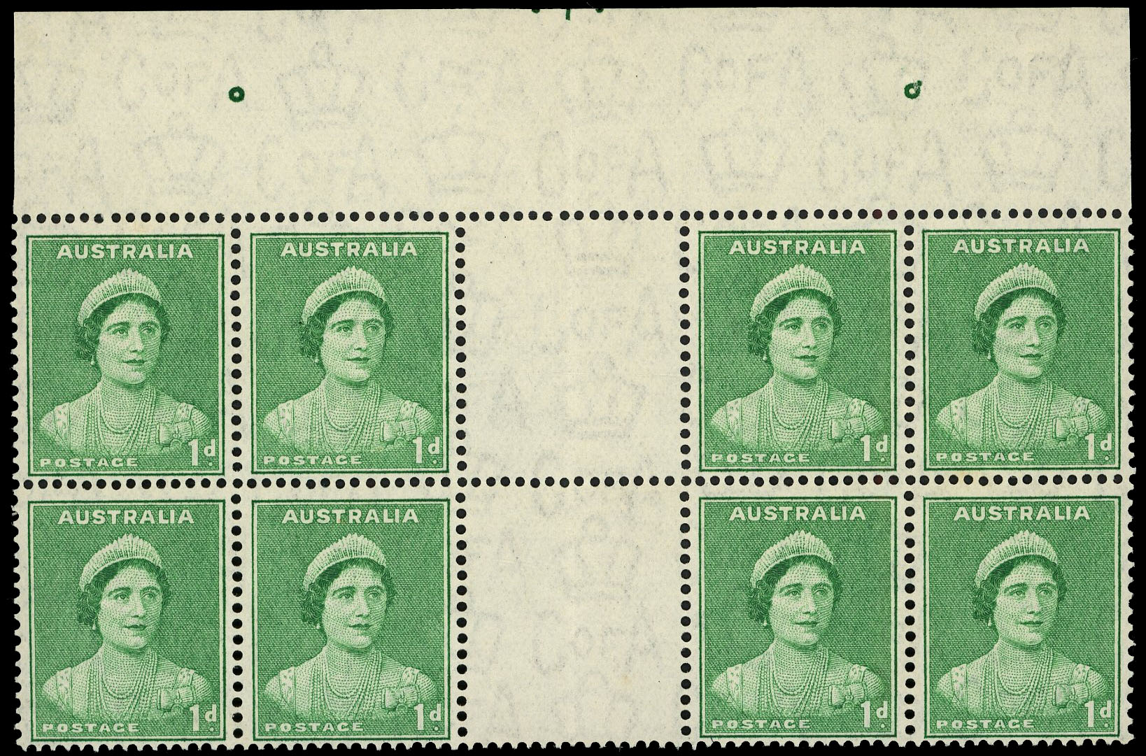 Australia SG 180 Plate 1 block mint