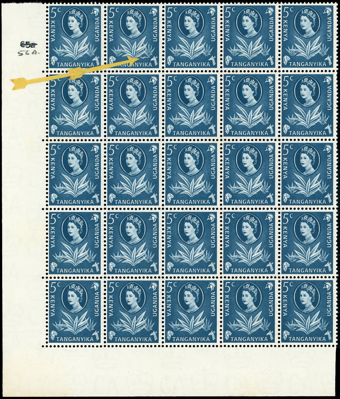 KUT SG 183a block mint