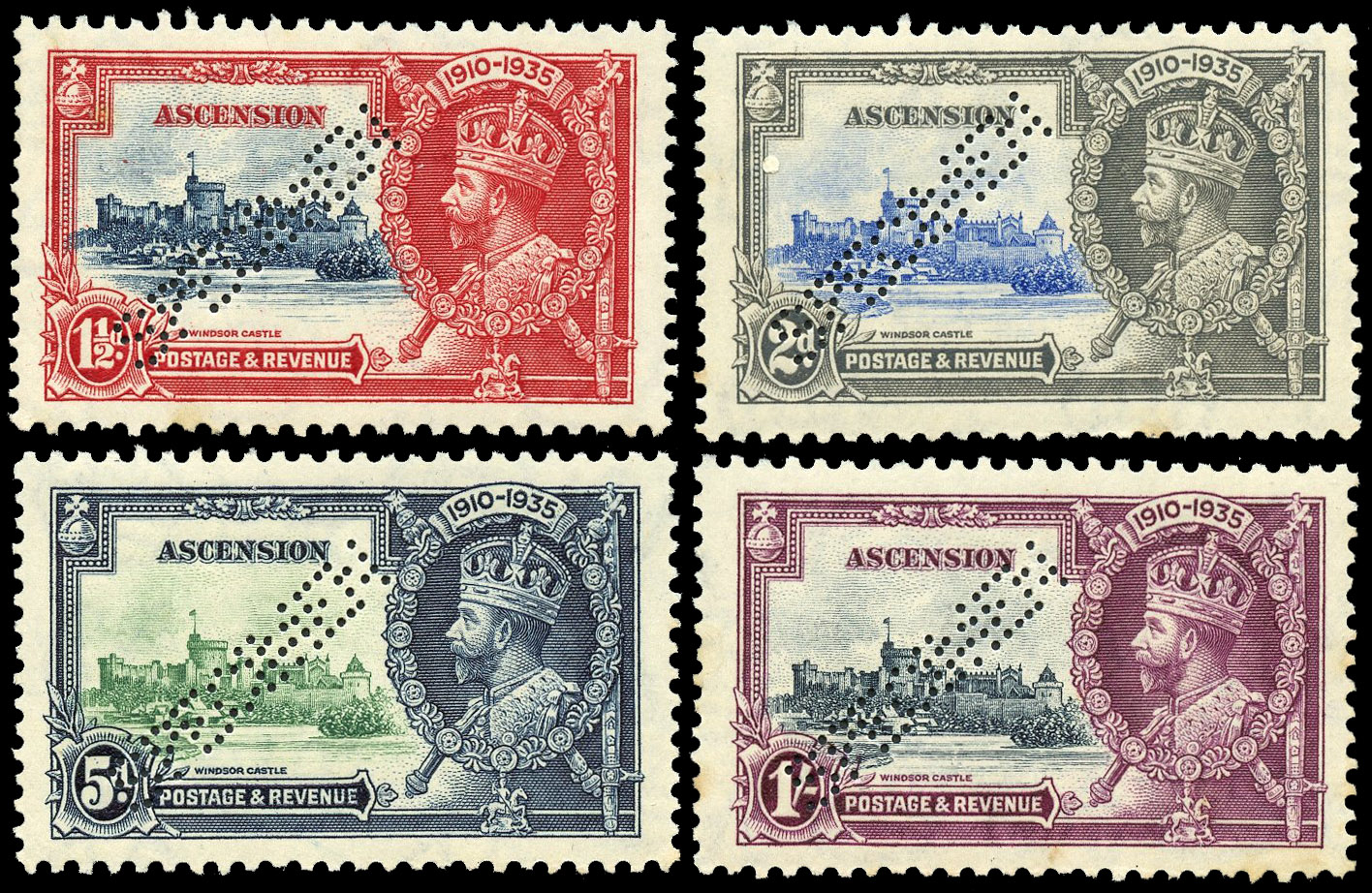 Ascension SG 31s-34s Specimens