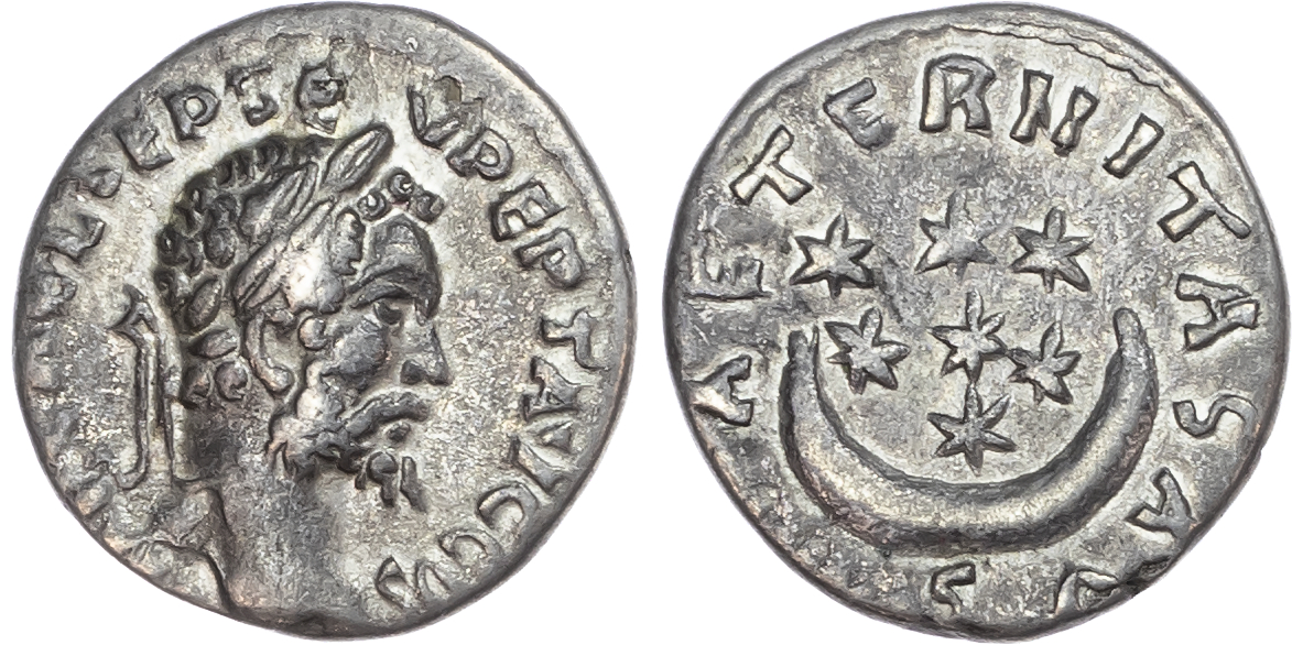 Septimius Severus (AD 193-211) AR Denarius, Emesa, AD 198-202, 2.90g. 