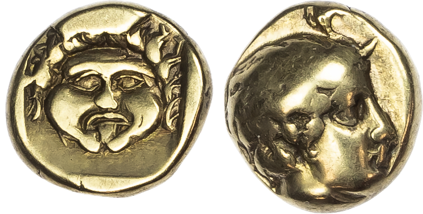 Lesbos, Mytilene (c. 478-455 BC) EL Hekte, 2.50g.