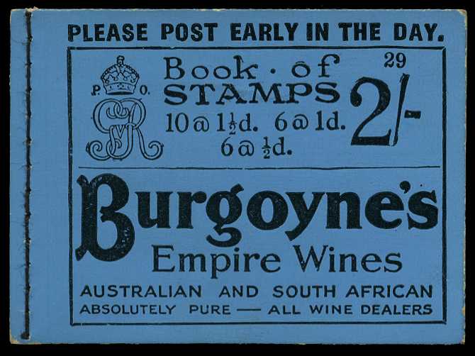 1925 (September) 2/- booklet (#29), mixed...