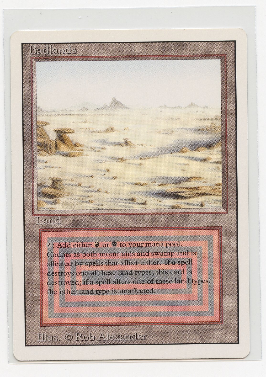 Badlands - Revised Dual Land (EX)