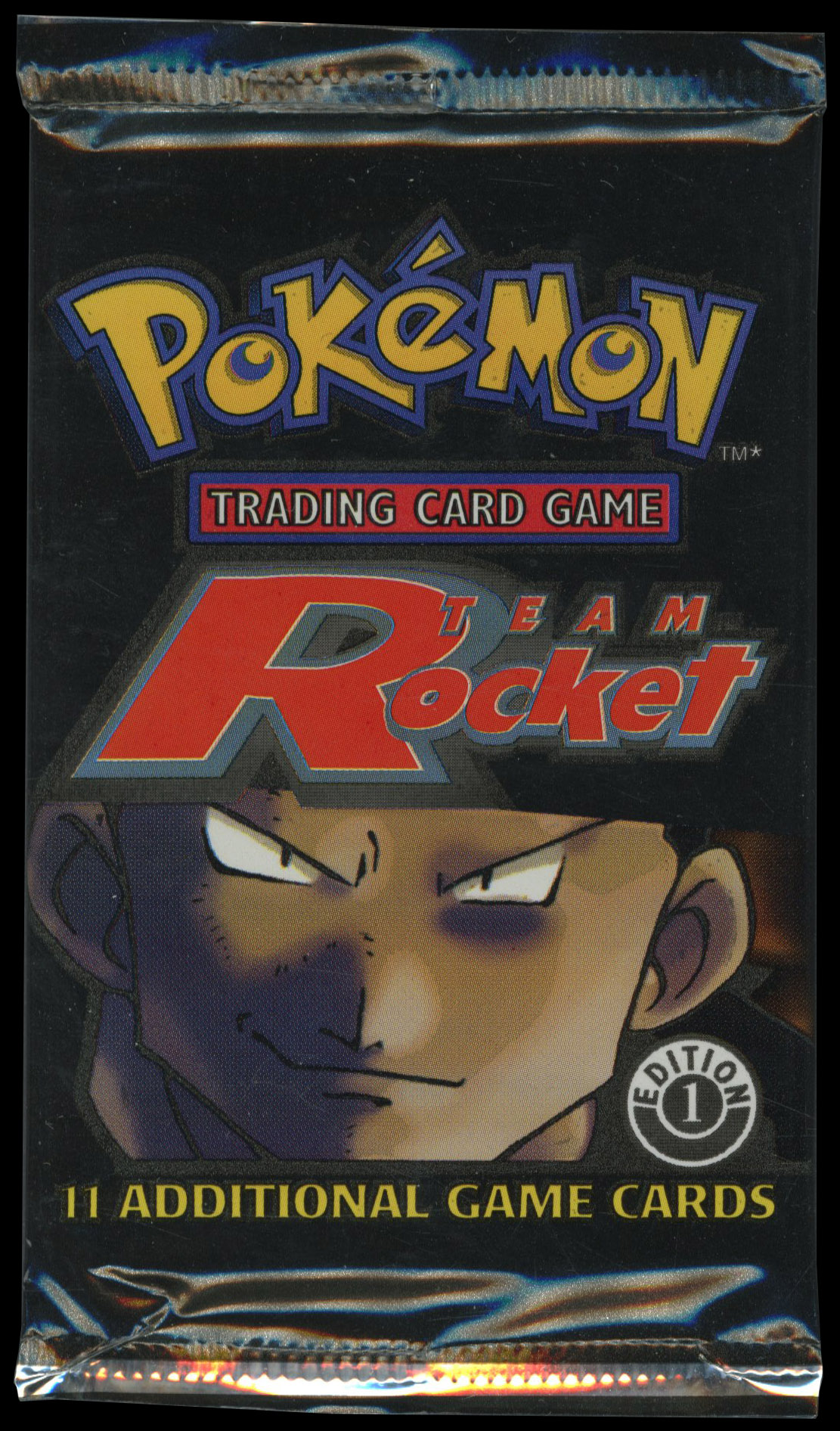 Pokémon TCG - Team Rocket 1st Edition Sealed Booster Pack - Giovanni Artwork