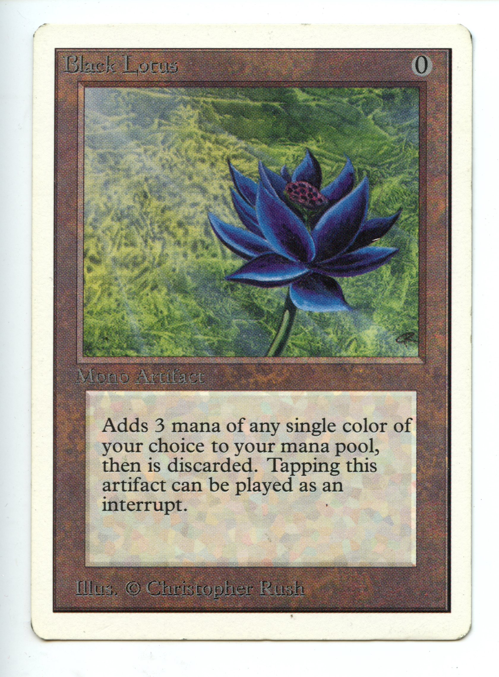 Magic The Gathering - Black Lotus - Unlimited - Moderately Played