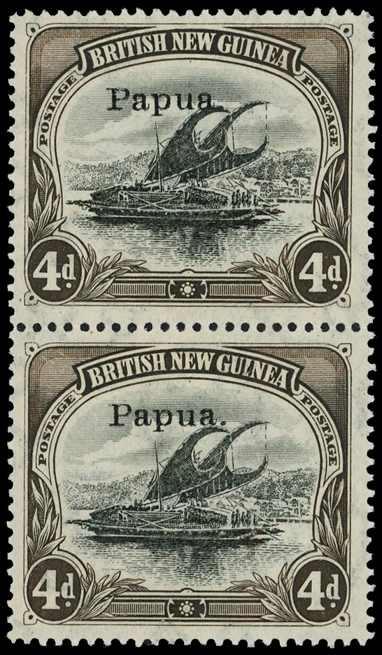 Papua SG 42, a pair mint