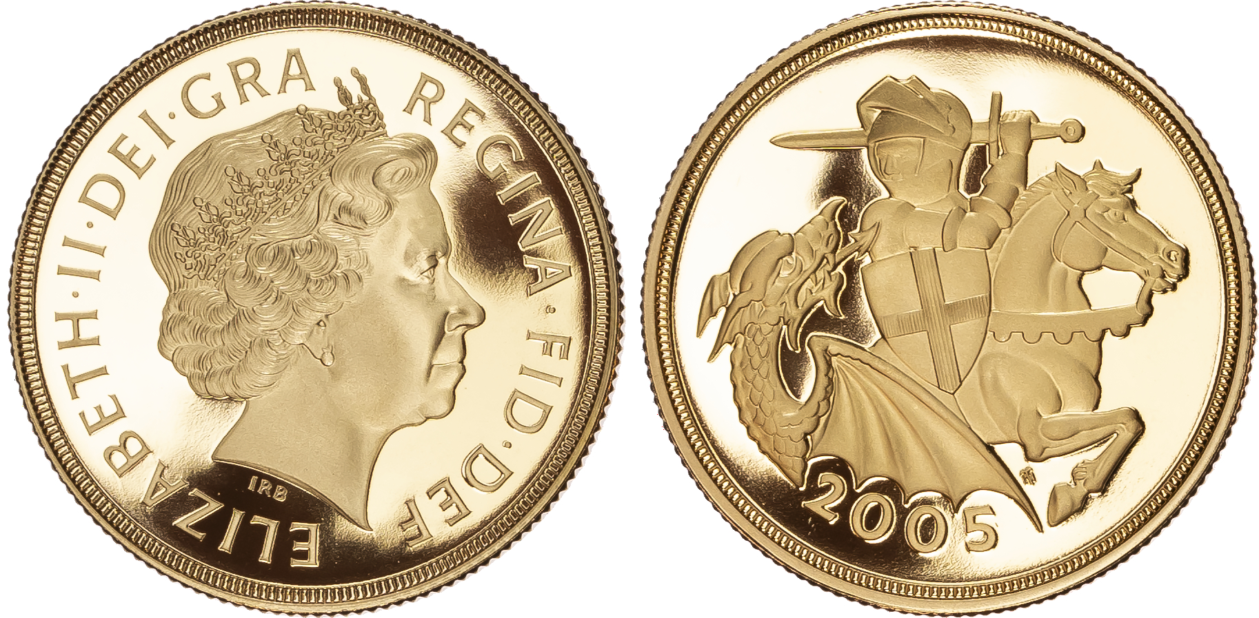 Elizabeth II (1952-2022), Proof Gold Sovereign Three Coin Set 2005.