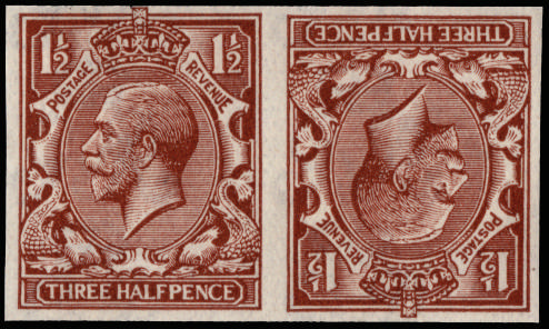 GB 1912  SG 362 imprimatur pair mint